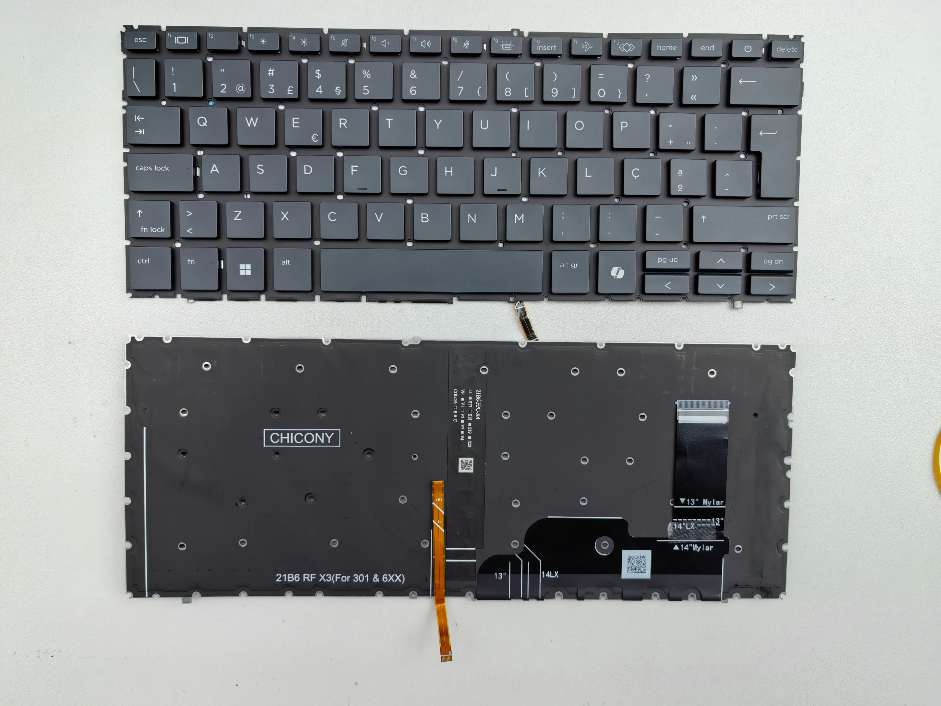 Picture of New Replacement Keyboard Laptop For HP 440G9 AI key/840G9/Zbook firefly 14 g9/Zbook 14 g10 BLACK Backlit  Layout